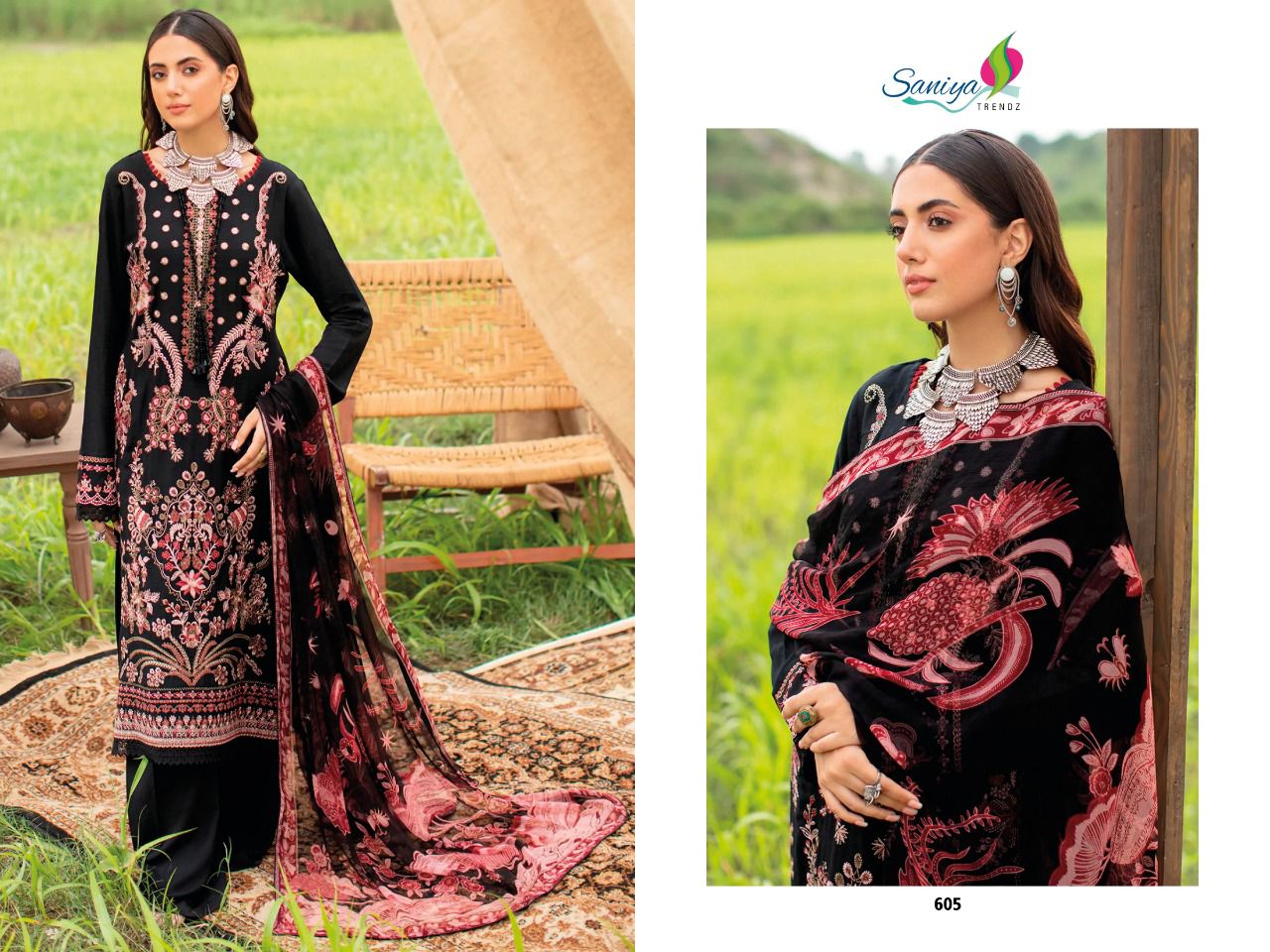 Saniya Trendz Jofa 6 Ethnic Wear Wholesale Pakistani Suits Catalog